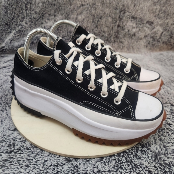 Converse Shoes - Converse Run Star Hike Canvas Platform Black/White/Gum ~ US Mens 7.5 Women's 9